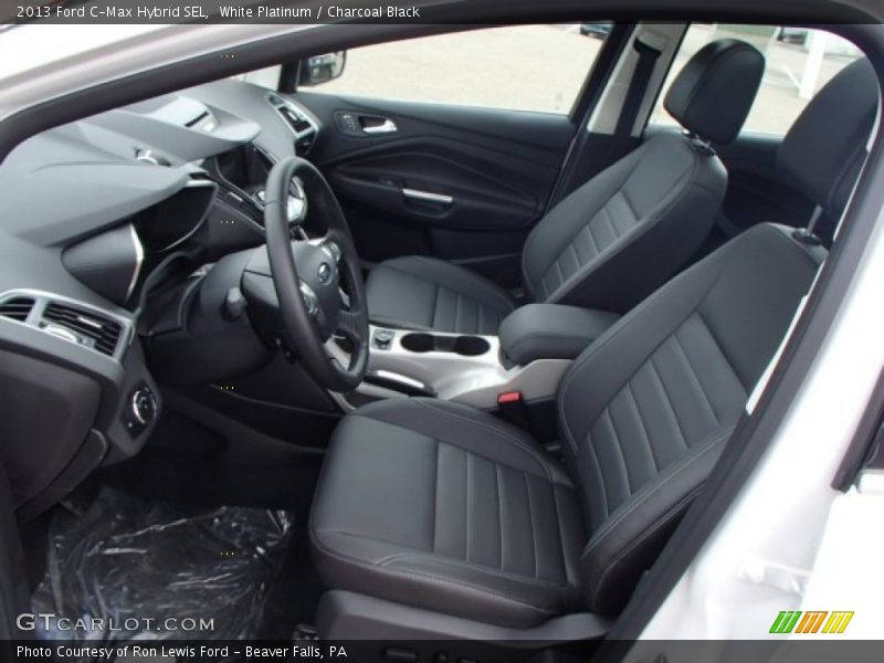 White Platinum / Charcoal Black 2013 Ford C-Max Hybrid SEL