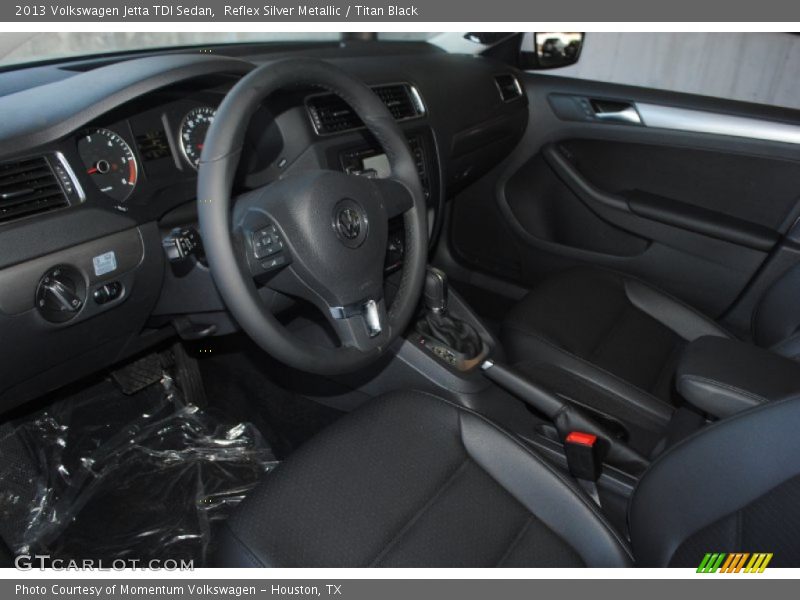 Reflex Silver Metallic / Titan Black 2013 Volkswagen Jetta TDI Sedan