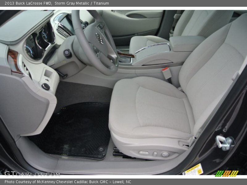 Storm Gray Metallic / Titanium 2013 Buick LaCrosse FWD