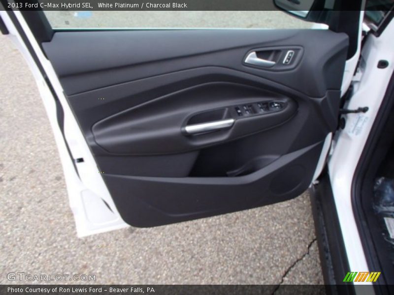 White Platinum / Charcoal Black 2013 Ford C-Max Hybrid SEL