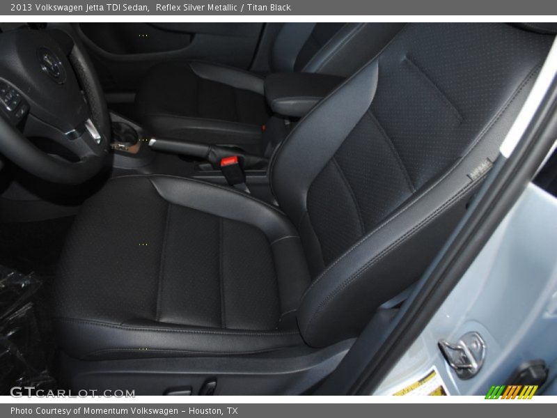 Reflex Silver Metallic / Titan Black 2013 Volkswagen Jetta TDI Sedan