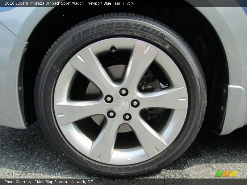 Newport Blue Pearl / Ivory 2010 Subaru Impreza Outback Sport Wagon