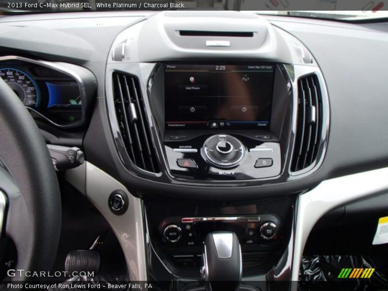 White Platinum / Charcoal Black 2013 Ford C-Max Hybrid SEL