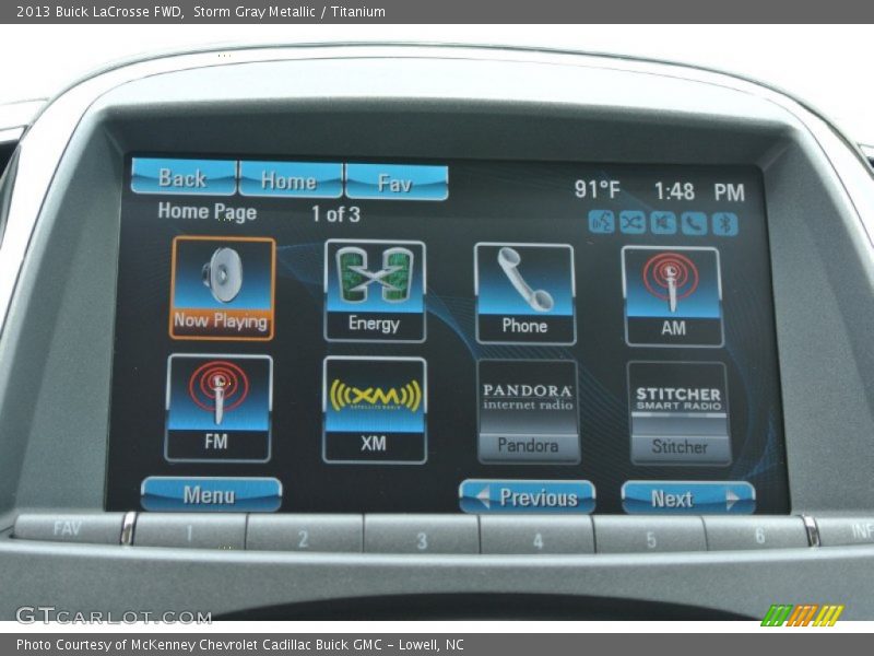 Storm Gray Metallic / Titanium 2013 Buick LaCrosse FWD