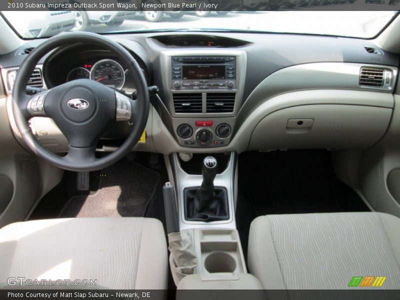 Newport Blue Pearl / Ivory 2010 Subaru Impreza Outback Sport Wagon