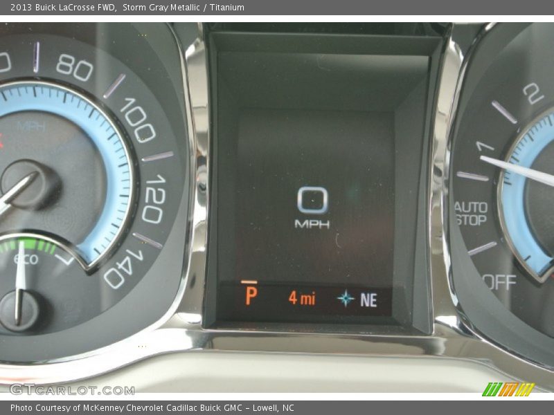 Storm Gray Metallic / Titanium 2013 Buick LaCrosse FWD