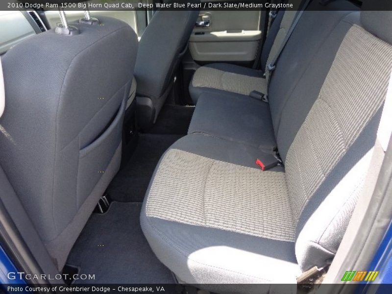 Deep Water Blue Pearl / Dark Slate/Medium Graystone 2010 Dodge Ram 1500 Big Horn Quad Cab