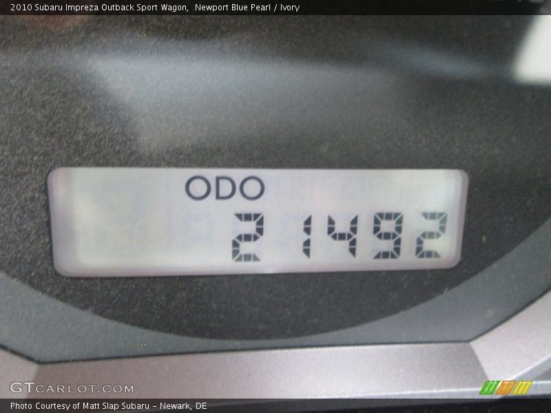Newport Blue Pearl / Ivory 2010 Subaru Impreza Outback Sport Wagon