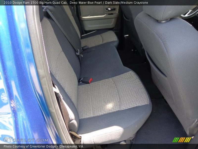 Deep Water Blue Pearl / Dark Slate/Medium Graystone 2010 Dodge Ram 1500 Big Horn Quad Cab
