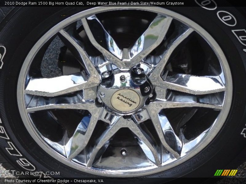 Deep Water Blue Pearl / Dark Slate/Medium Graystone 2010 Dodge Ram 1500 Big Horn Quad Cab