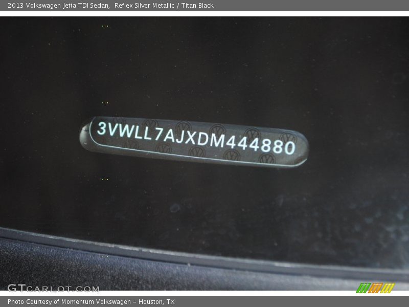 Reflex Silver Metallic / Titan Black 2013 Volkswagen Jetta TDI Sedan