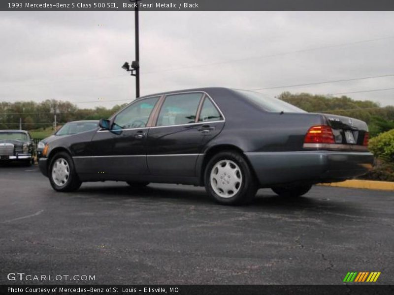 Black Pearl Metallic / Black 1993 Mercedes-Benz S Class 500 SEL