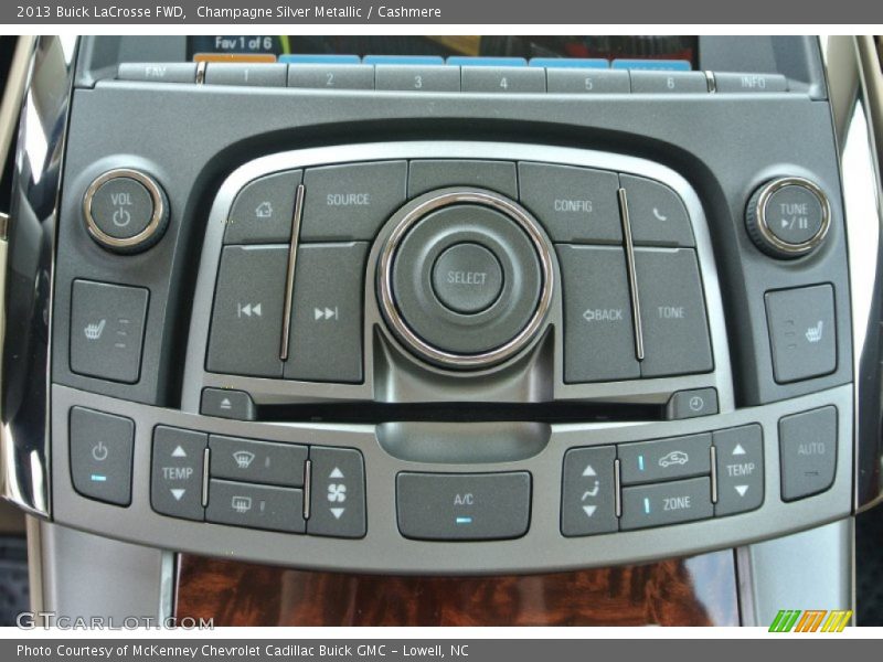 Controls of 2013 LaCrosse FWD