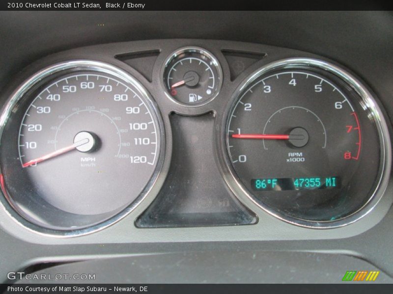 Black / Ebony 2010 Chevrolet Cobalt LT Sedan