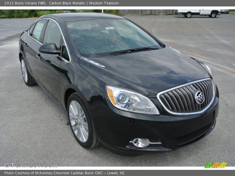 Carbon Black Metallic / Medium Titanium 2013 Buick Verano FWD