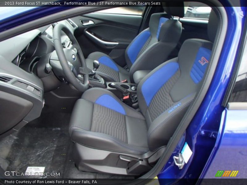 Front Seat of 2013 Focus ST Hatchback