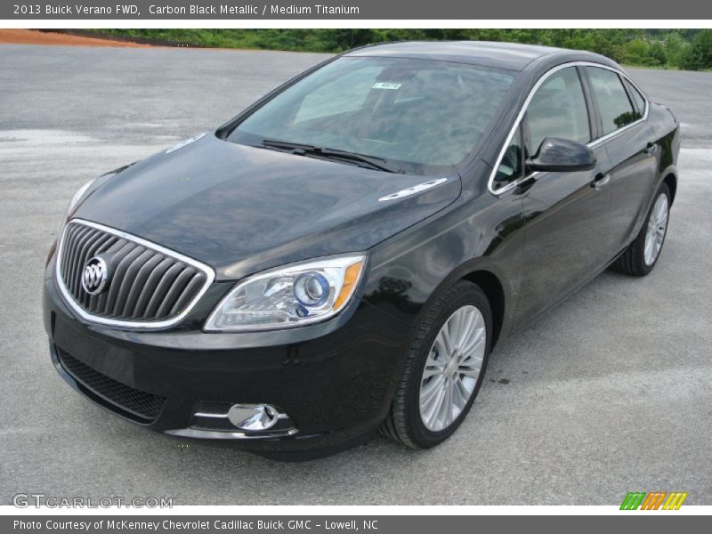 Carbon Black Metallic / Medium Titanium 2013 Buick Verano FWD