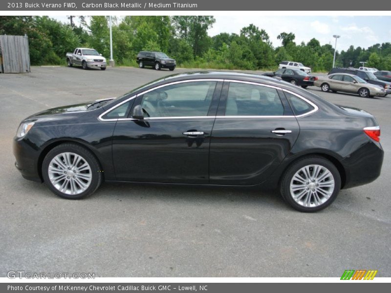 Carbon Black Metallic / Medium Titanium 2013 Buick Verano FWD