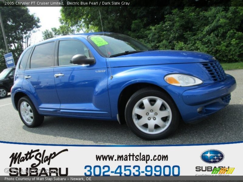 Electric Blue Pearl / Dark Slate Gray 2005 Chrysler PT Cruiser Limited