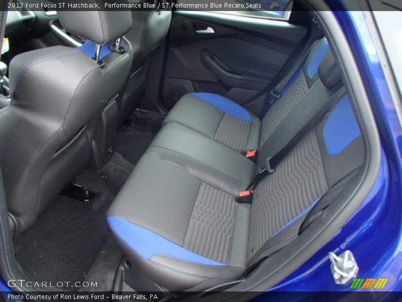 Rear Seat of 2013 Focus ST Hatchback