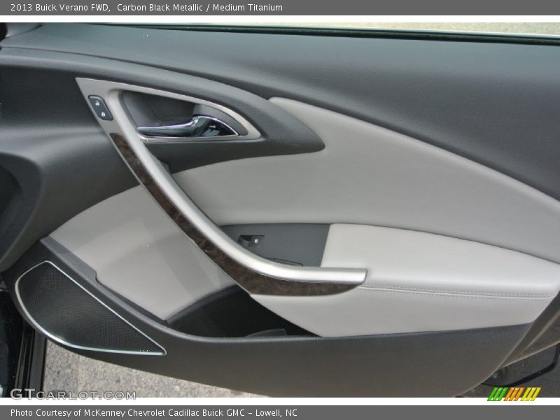 Carbon Black Metallic / Medium Titanium 2013 Buick Verano FWD