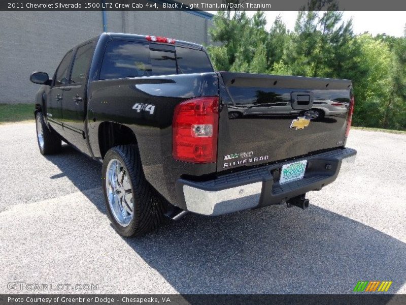 Black / Light Titanium/Dark Titanium 2011 Chevrolet Silverado 1500 LTZ Crew Cab 4x4