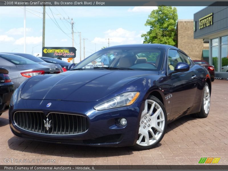 Blu Oceano (Dark Blue) / Beige 2008 Maserati GranTurismo