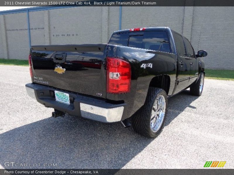 Black / Light Titanium/Dark Titanium 2011 Chevrolet Silverado 1500 LTZ Crew Cab 4x4