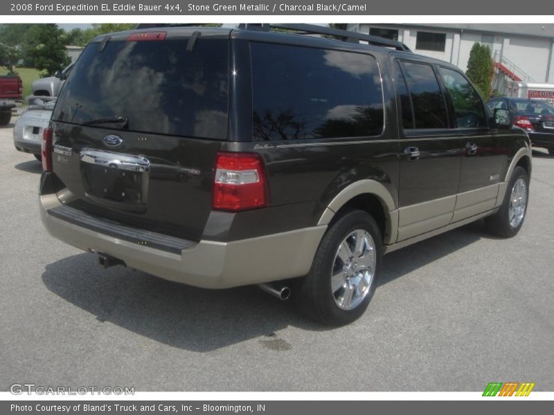 Stone Green Metallic / Charcoal Black/Camel 2008 Ford Expedition EL Eddie Bauer 4x4