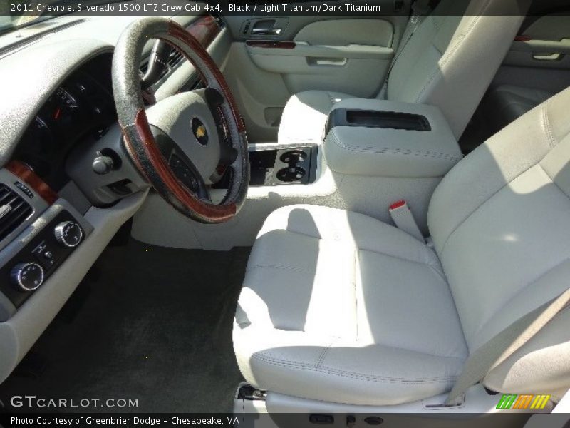 Black / Light Titanium/Dark Titanium 2011 Chevrolet Silverado 1500 LTZ Crew Cab 4x4