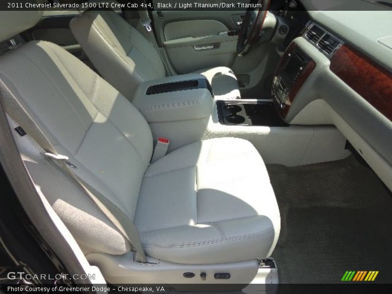 Black / Light Titanium/Dark Titanium 2011 Chevrolet Silverado 1500 LTZ Crew Cab 4x4