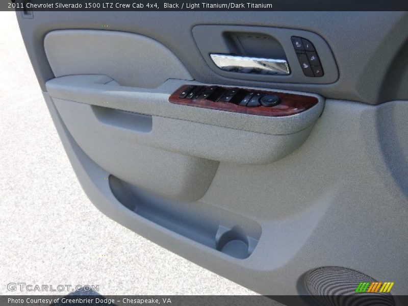 Black / Light Titanium/Dark Titanium 2011 Chevrolet Silverado 1500 LTZ Crew Cab 4x4