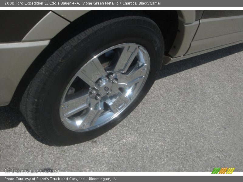 Stone Green Metallic / Charcoal Black/Camel 2008 Ford Expedition EL Eddie Bauer 4x4