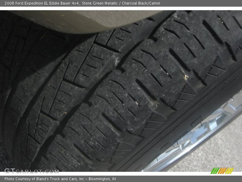 Stone Green Metallic / Charcoal Black/Camel 2008 Ford Expedition EL Eddie Bauer 4x4