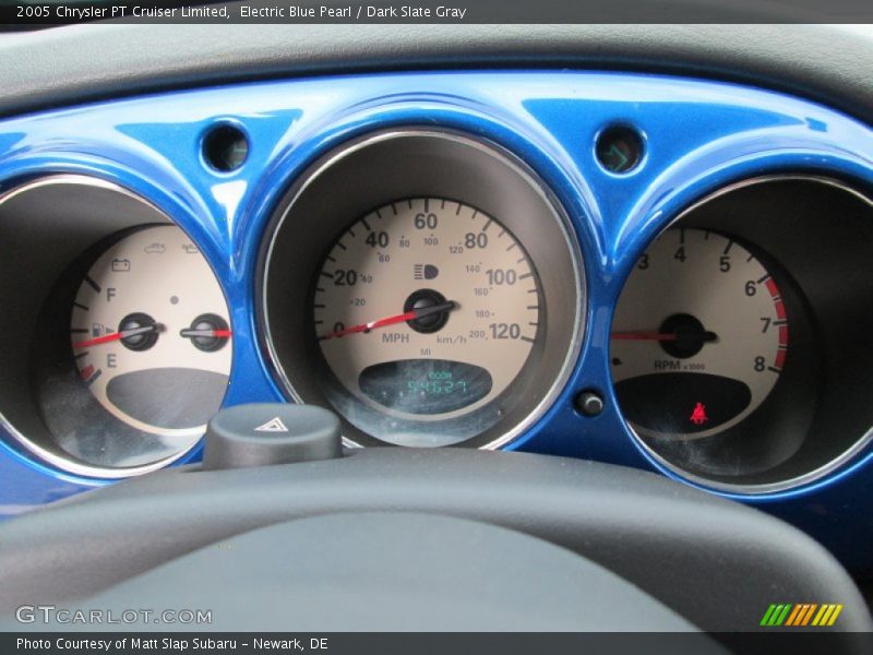 Electric Blue Pearl / Dark Slate Gray 2005 Chrysler PT Cruiser Limited