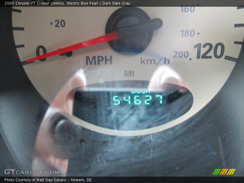 Electric Blue Pearl / Dark Slate Gray 2005 Chrysler PT Cruiser Limited