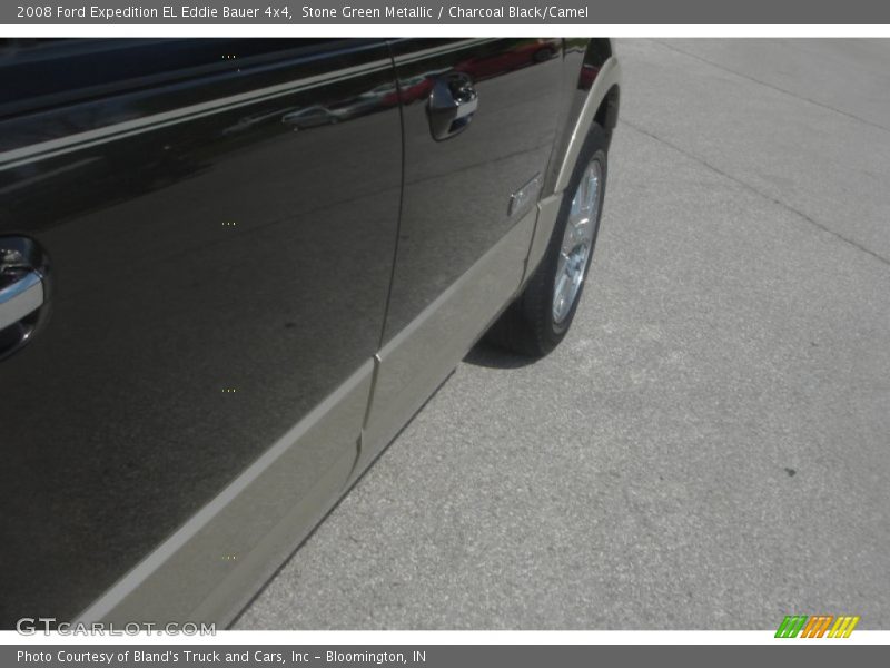 Stone Green Metallic / Charcoal Black/Camel 2008 Ford Expedition EL Eddie Bauer 4x4