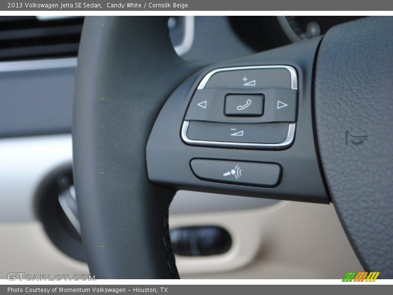 Candy White / Cornsilk Beige 2013 Volkswagen Jetta SE Sedan
