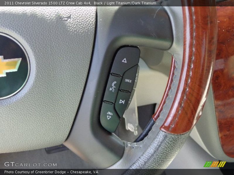 Black / Light Titanium/Dark Titanium 2011 Chevrolet Silverado 1500 LTZ Crew Cab 4x4