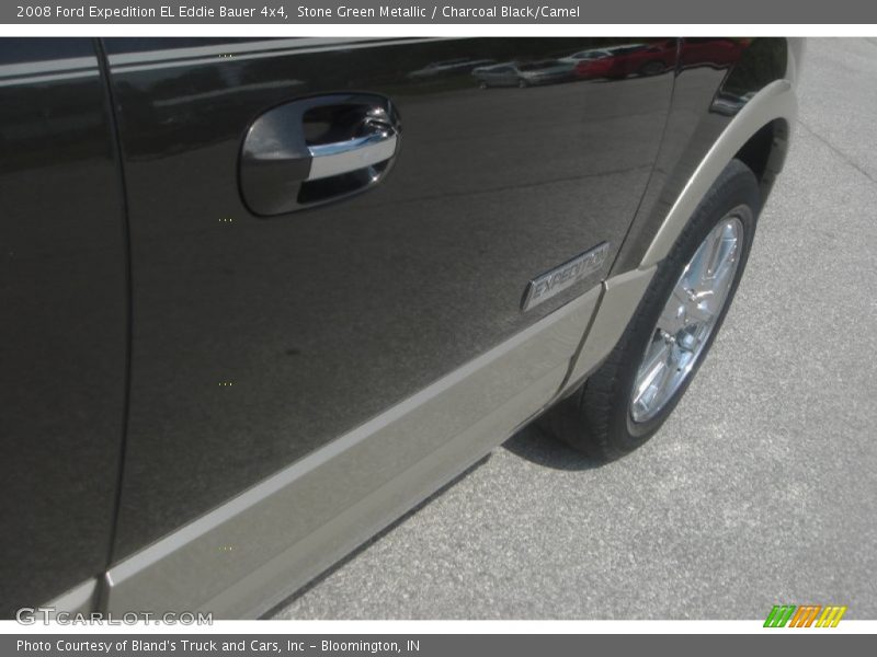 Stone Green Metallic / Charcoal Black/Camel 2008 Ford Expedition EL Eddie Bauer 4x4