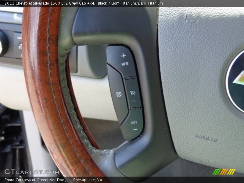 Black / Light Titanium/Dark Titanium 2011 Chevrolet Silverado 1500 LTZ Crew Cab 4x4