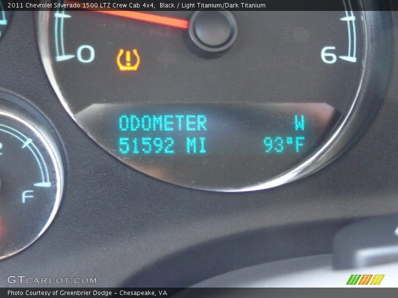 Black / Light Titanium/Dark Titanium 2011 Chevrolet Silverado 1500 LTZ Crew Cab 4x4