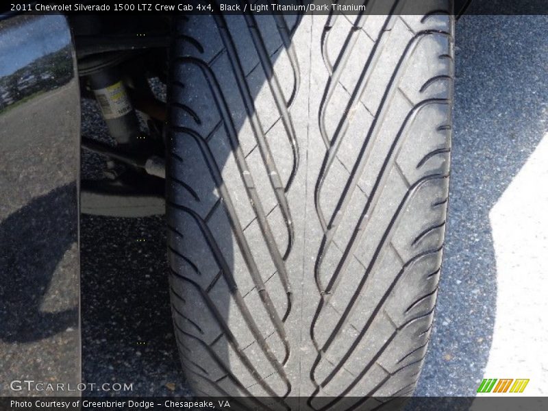 Black / Light Titanium/Dark Titanium 2011 Chevrolet Silverado 1500 LTZ Crew Cab 4x4