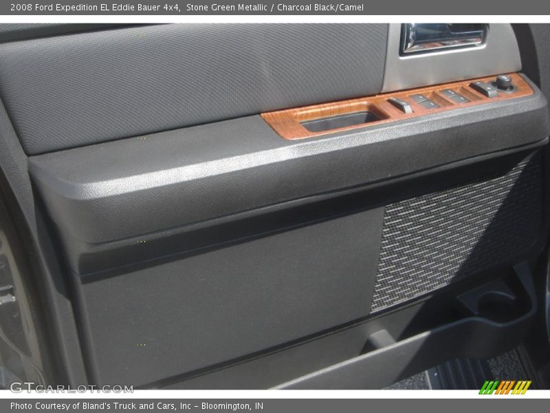 Stone Green Metallic / Charcoal Black/Camel 2008 Ford Expedition EL Eddie Bauer 4x4