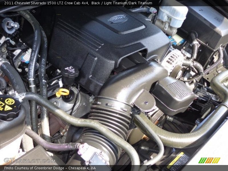 Black / Light Titanium/Dark Titanium 2011 Chevrolet Silverado 1500 LTZ Crew Cab 4x4