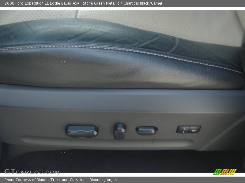 Stone Green Metallic / Charcoal Black/Camel 2008 Ford Expedition EL Eddie Bauer 4x4