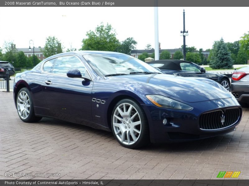 Blu Oceano (Dark Blue) / Beige 2008 Maserati GranTurismo
