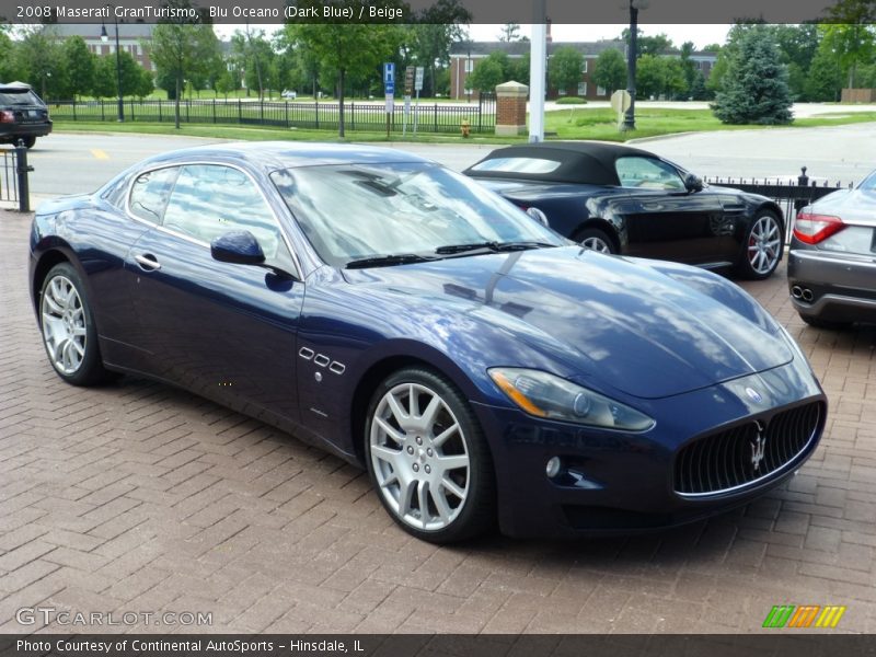 Blu Oceano (Dark Blue) / Beige 2008 Maserati GranTurismo