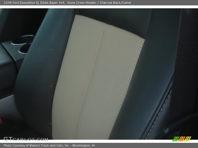 Stone Green Metallic / Charcoal Black/Camel 2008 Ford Expedition EL Eddie Bauer 4x4