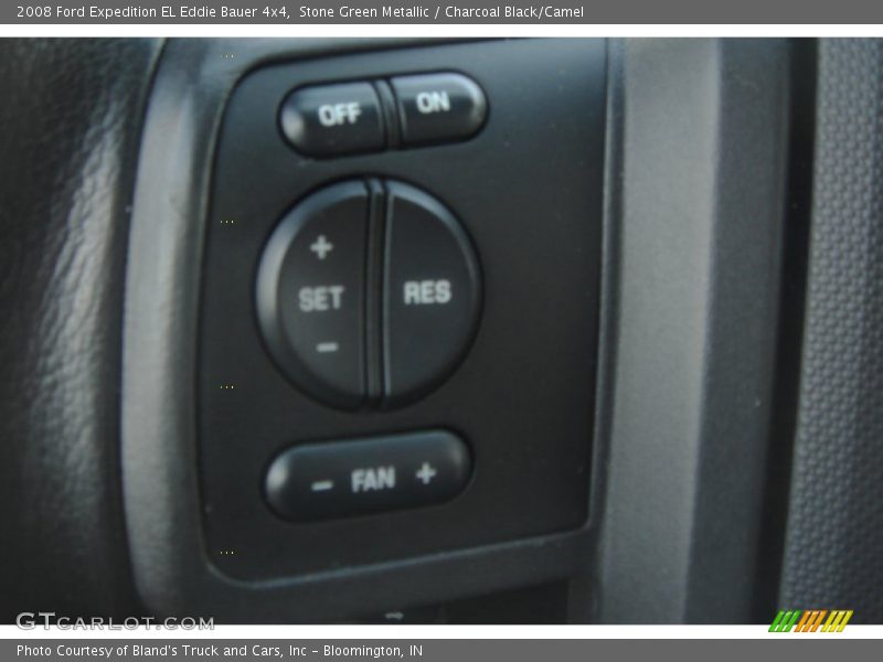 Stone Green Metallic / Charcoal Black/Camel 2008 Ford Expedition EL Eddie Bauer 4x4